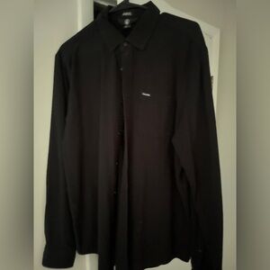 Volcom Men's Black Casual Button Down Shirt